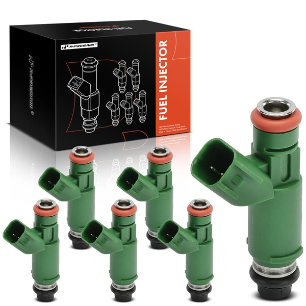 6 Pcs Fuel Injectors for 2002-2008 Jaguar X-Type