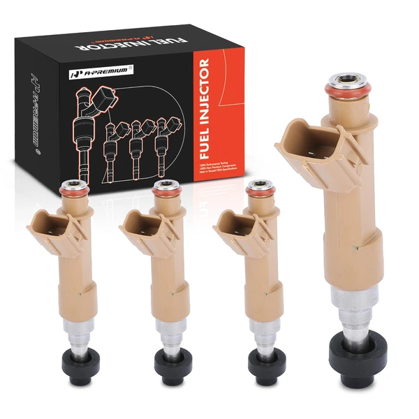 2014-2015 Toyota Corolla 4-Pc Fuel Injector 2-Blade Terminal A-Premium APFI228