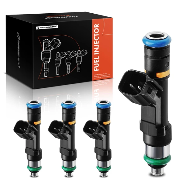 4-Pc Fuel Injector 2-Blade Terminal A-Premium APFI052