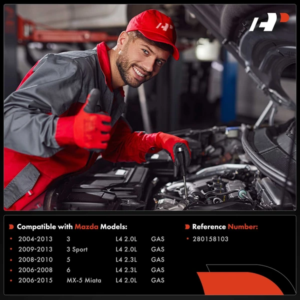 4-Pc Fuel Injector 2-Blade Terminal A-Premium APFI052