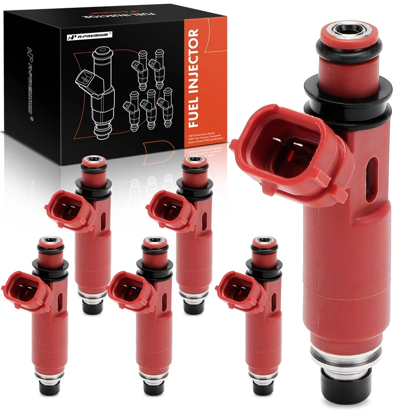 6-Pc Fuel Injector, 2-Blade Terminal, A-Premium APFI537