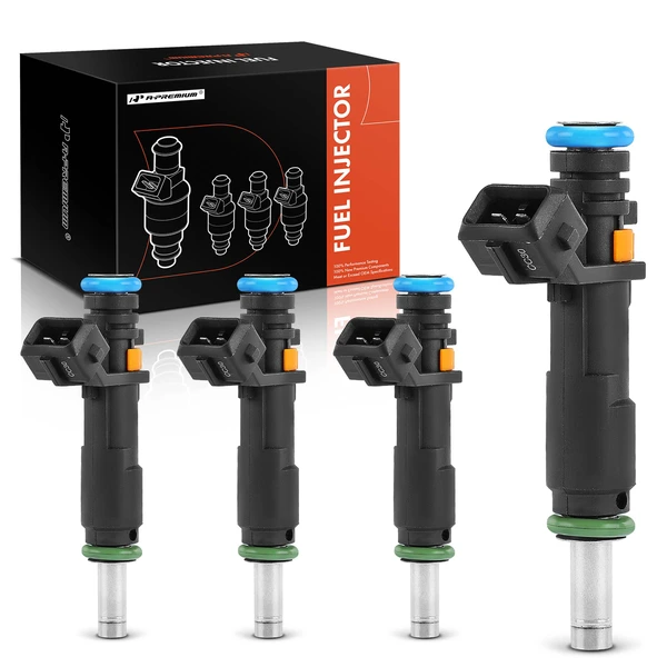 4-Pc Fuel Injector 2-Blade Terminal A-Premium APFI423
