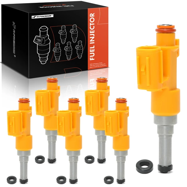 6-Pc Fuel Injector 2-Pin Terminal A-Premium APFI594