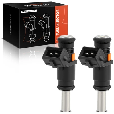 2 Pcs Fuel Injectors with O-rings