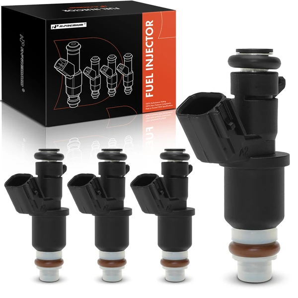 4-Pc Fuel Injector 2-Blade Terminal A-Premium APFI596