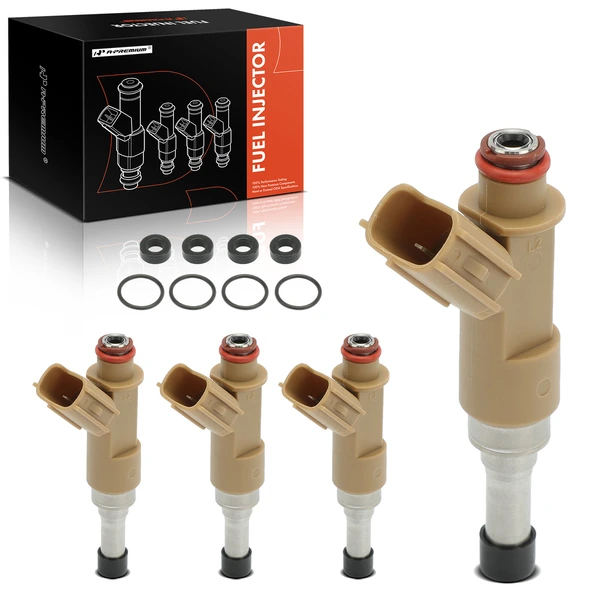 4-Pc Fuel Injector 2-Blade Terminal A-Premium APFI493