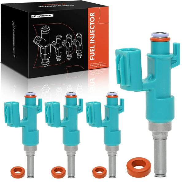 4-Pc Fuel Injector 2-Pin Terminal A-Premium APFI587