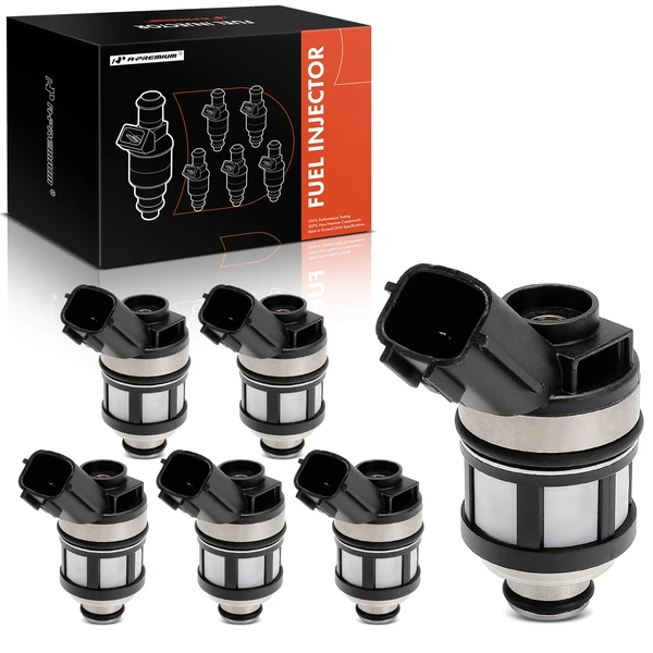 2002-2004 Nissan Xterra 6-Pc Fuel Injector 2-Blade Terminal A-Premium APFI554