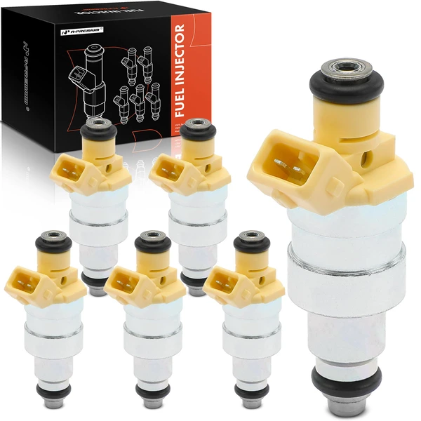 6-Pc Fuel Injector 2-Blade Terminal A-Premium APFI318