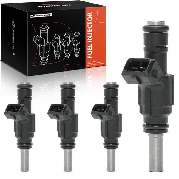 4-Pc Fuel Injector 2-Blade Terminal A-Premium APFI577