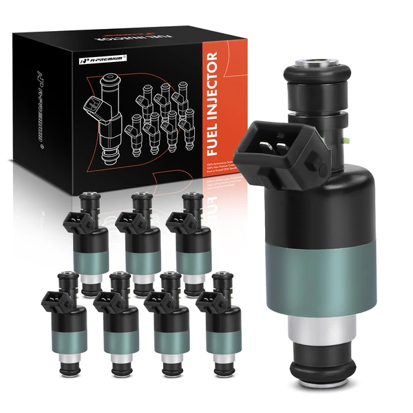 1996-2000 Chevrolet K2500 8-Pc Fuel Injector 2-Blade Terminal A-Premium APFI230