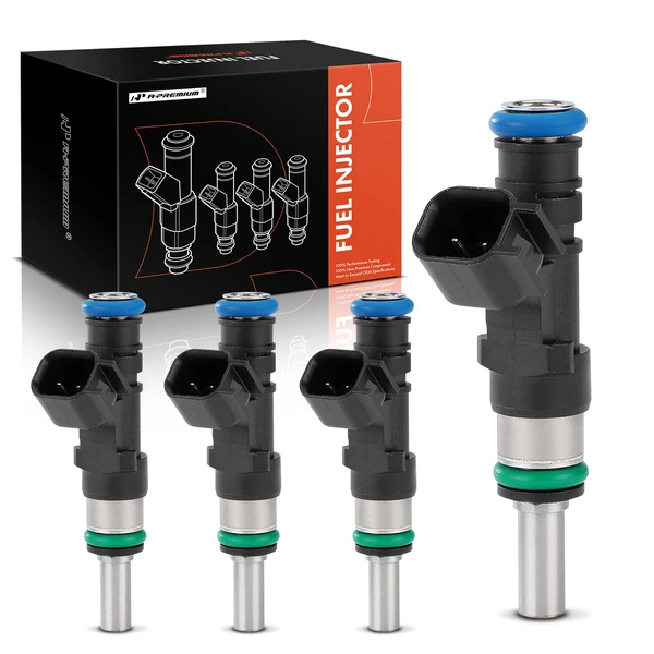 4-Pc Fuel Injector 2-Blade Terminal A-Premium APFI322