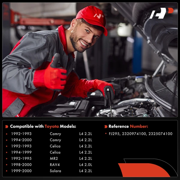 4-Pc Fuel Injector, 2-Blade Terminal, A-Premium APFI325