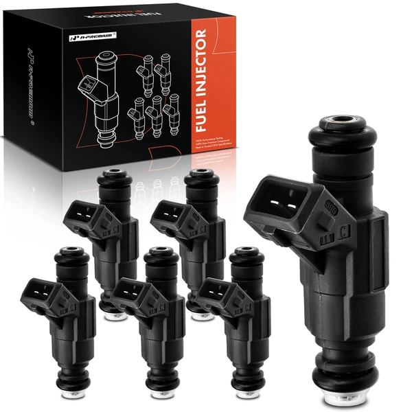 1998 Mercury Mountaineer 6-Pc Fuel Injector 2-Blade Terminal A-Premium APFI053
