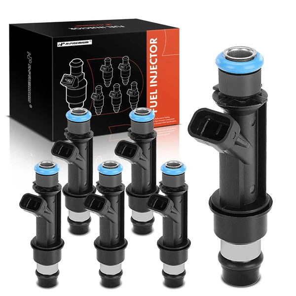 6-Pc Fuel Injector 2-Pin Terminal A-Premium APFI235