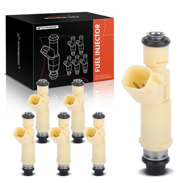 6-Pc Fuel Injector 2-Blade Terminal A-Premium APFI237