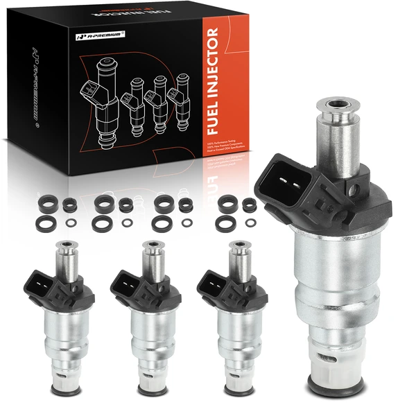 4-Pc Fuel Injector 2-Pin Terminal A-Premium APFI336