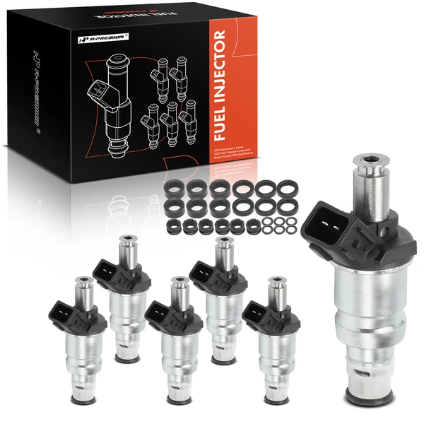 1997-1999 Acura CL 6-Pc Fuel Injector 2-Pin Terminal A-Premium APFI337