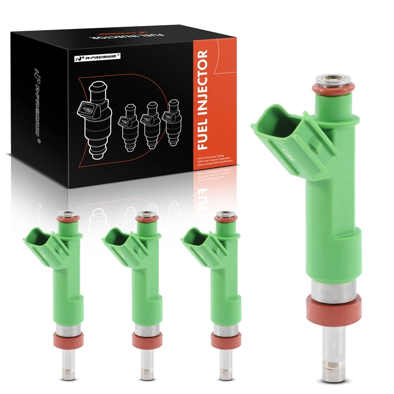 4 Pcs Green Fuel Injectors for 2013 Scion tC 2.5L l4