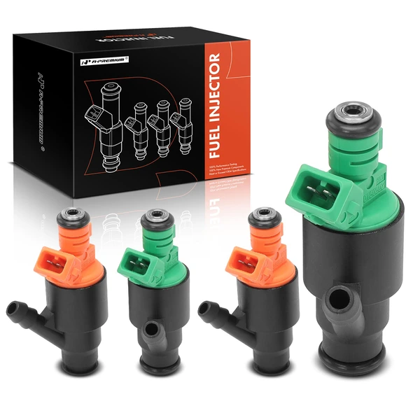 4-Pc Fuel Injector 2-Blade Terminal A-Premium APFI433