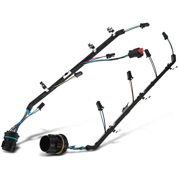 2 Pcs Driver & Passenger Fuel Injector Wiring Harness for 2008-2010 International Harvester 4100