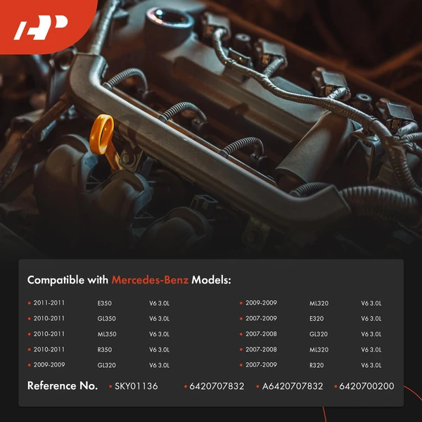 Fuel Injector Return Line for Mercedes-Benz E320 E350 GL320 GL350 R320 R350 3.0L