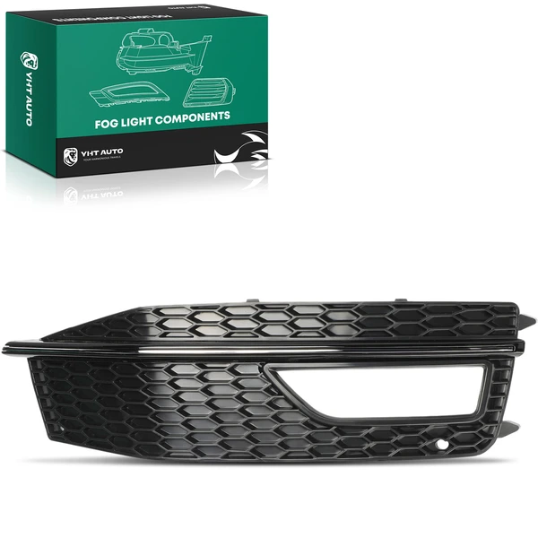 Front Passenger Fog Lamp Trim Grille Bumper for Audi A4 Quattro S4 2013-2016