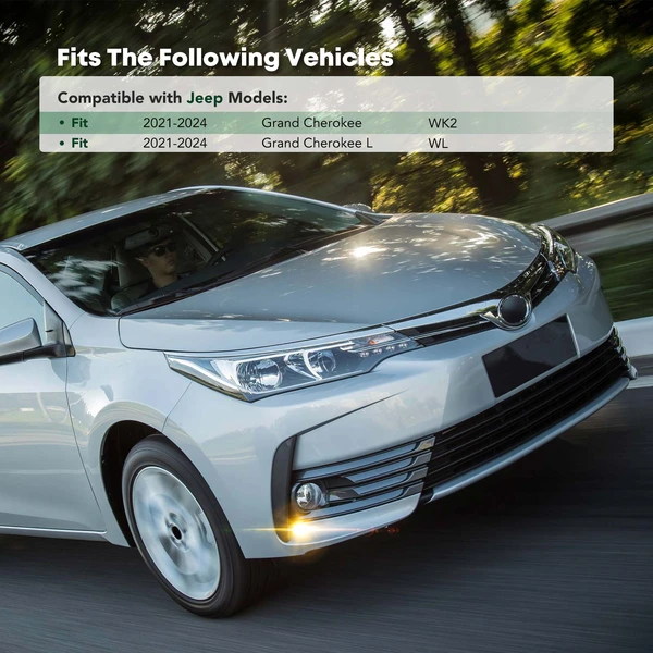 Passenger Fog Lamp Bezel for 2021-2024 Jeep Grand Cherokee