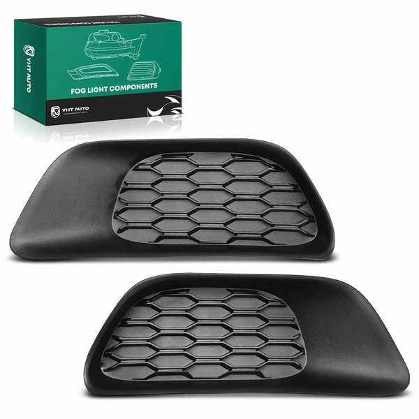 2 Pcs Front Fog Light Cover for Dodge Grand Caravan 2011-2020 Ram C V 2012-2015