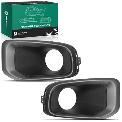 2 Pcs Front Driver & Passenger Fog Light Trim