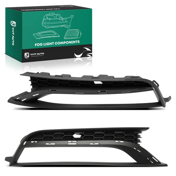 2 Pcs Front Fog Light Trim Bezel for 2012-2015 Volkswagen Passat