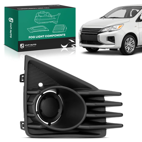 Front Driver Fog Light Cover for 2021-2024 Mitsubishi Mirage