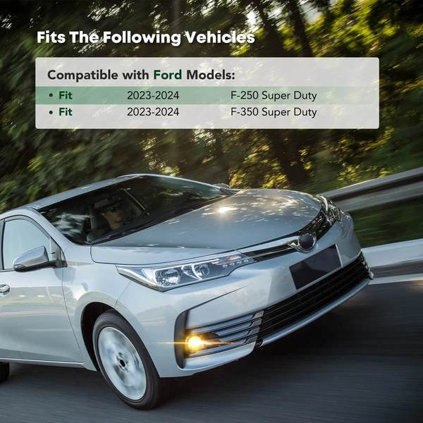 Passenger Fog Light Bracket for Ford F-250 Super Duty F-350 Super Duty 2023-2024