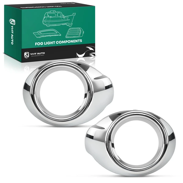 2 Pcs Front Set Fog Light Bezel Lamp Trim for Ford Focus 2012-2014 SE SEL