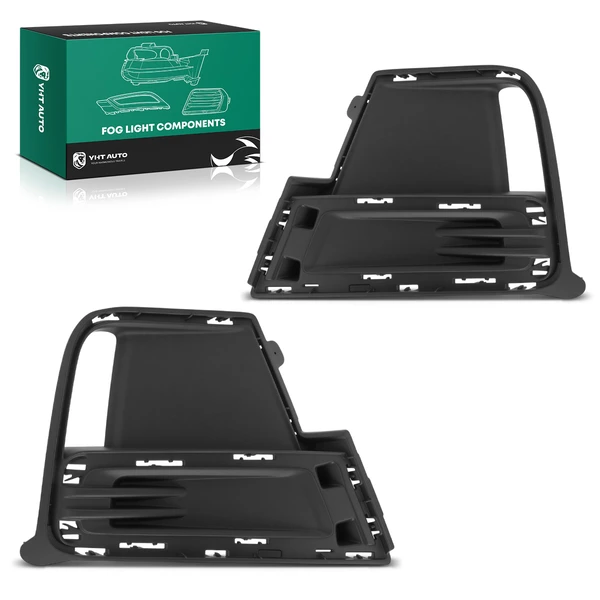 2 Pcs Front Driver & Passenger Fog Light Cover for Ford Expedition 2022-2024 V6 3.5L