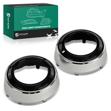 2 Pcs Front Driver & Passenger Fog Light Trim