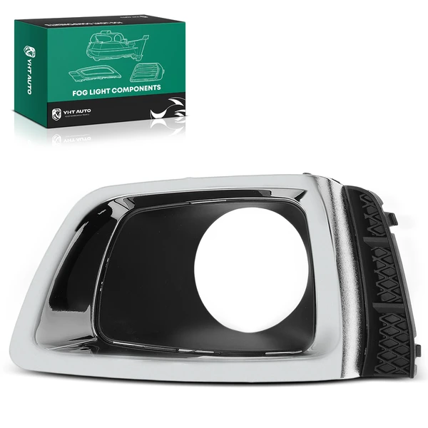 Front Passenger Fog Light Trim Chrome for Subaru Forester 2014-2018 Plastic