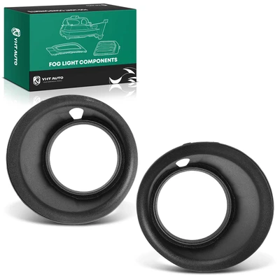 2 Pcs Front Fog Light Bezel Lamp Trim