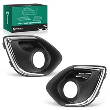 2 Pcs Front Fog Light Trim Cover for 2013-2015 Mitsubishi Outlander Sport
