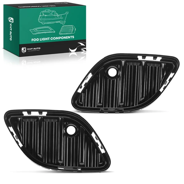 2 Pcs Front Fog Light Cover with Park Sensor Hole for 2021-2023 Buick Envision