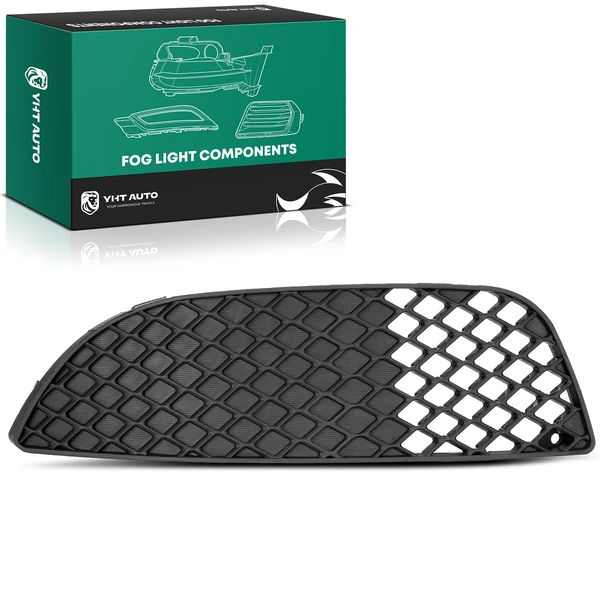 Front Driver Black Fog Light Bezel Cover for Mitsubishi Lancer 2008-2015