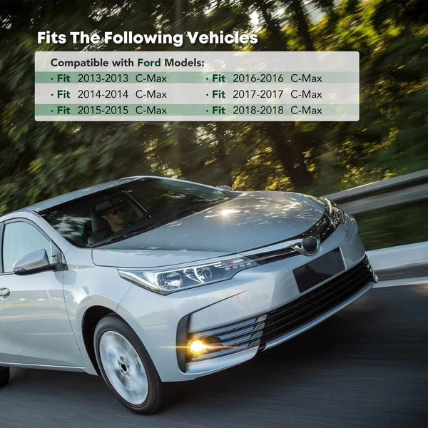 Front Driver Fog Light Bezel for 2013-2018 Ford C-Max