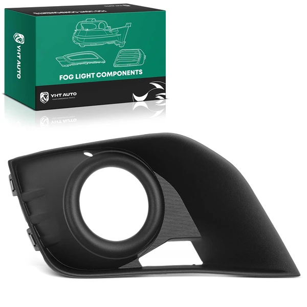 Front Driver Fog Light Trim Bezel for Mitsubishi Outlander Sport 2016-2017 Black