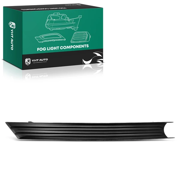 Front Driver Textured Black Fog Light Trim for Mazda CX-5 2017-2021