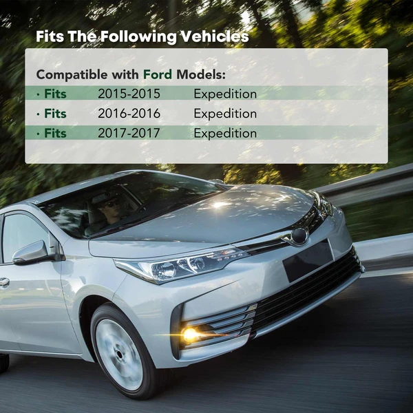 Front Driver Fog Lamp Trim for Ford Expedition 2015-2017