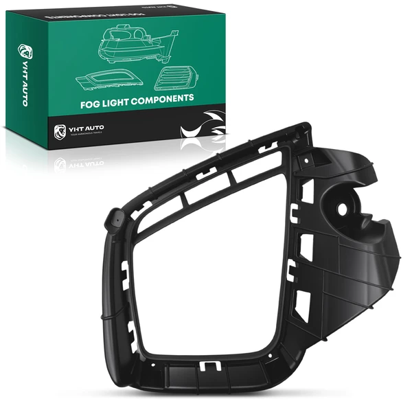 Front Driver Fog Light Bezel for Hyundai Tucson 2021-2024 Textured Black