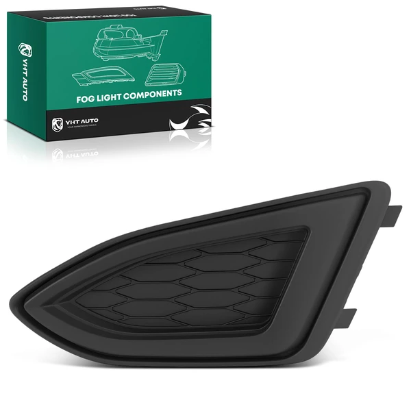 Front Driver Outer Grille Fog Light Lamp Cover Trim for 2015-2018 Ford Edge