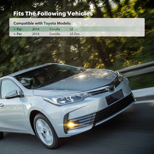 Front Driver Fog Light Bezel Trim for 2014 Toyota Corolla