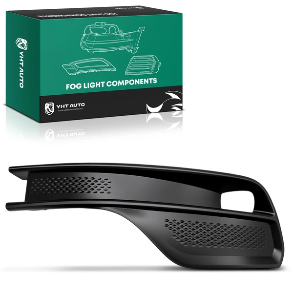 Front Driver Textured Fog Lamp Bezel Bumper Insert for 2022-2025 Jeep Compass