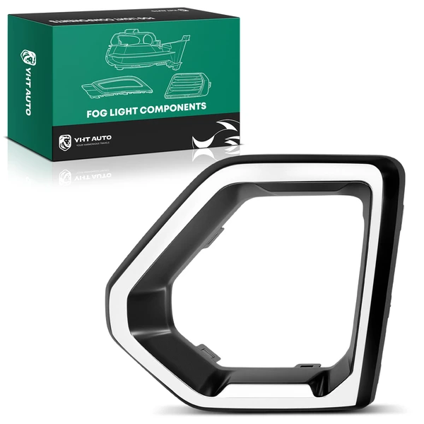 Front Driver Fog Light Trim for GMC Sierra 1500 2019-2021 1500 Limited 2022 AT4